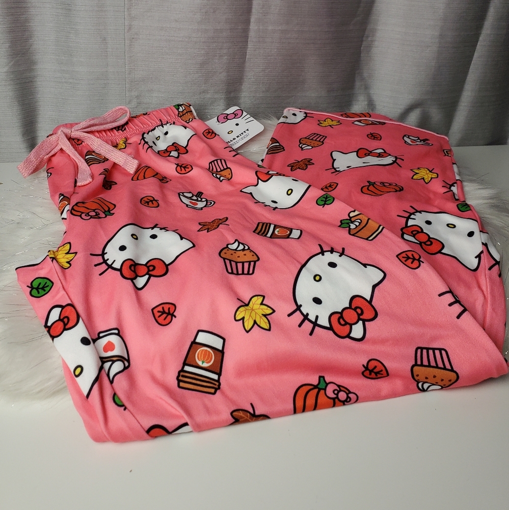 HELLO KITTY Fall Autumn Pajama Pants - Picture 2 of 2